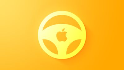 Apple car wheel icon feature yellow