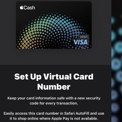 apple cash virtual card number