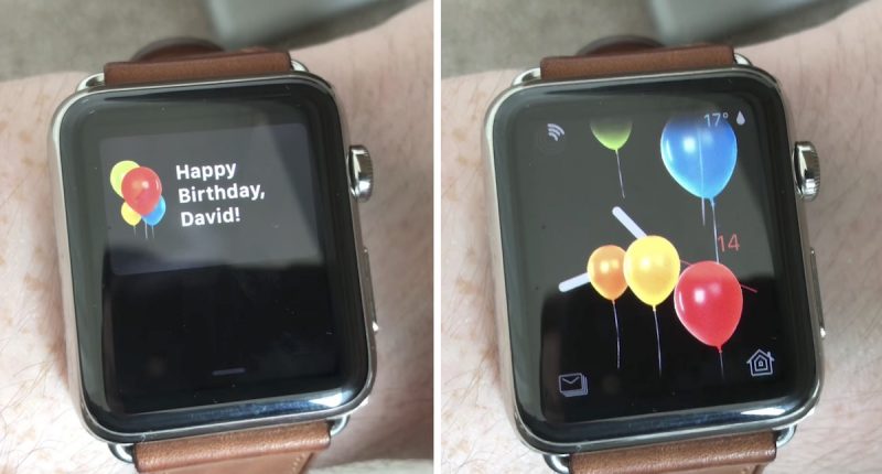 happy birthday watchos 4